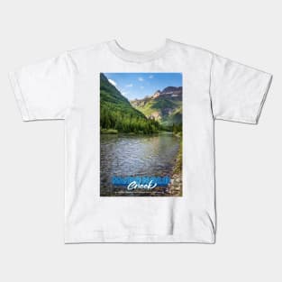 McDonald Creek Glacier National Park Kids T-Shirt
